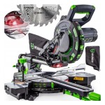 Piła ukosowa z posuwem ukośnica do drewna 1700W laser tarcza 210mm