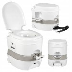 Toaleta turystyczna przenośna ze spłuczką mobilne WC 24L/20L