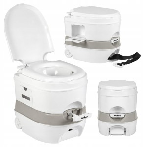 Toaleta turystyczna przenośna ze spłuczką mobilne WC 24L/20L