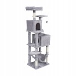 Drapak dla kota legowisko zabawka domek wieża budka wysoka 155 cm