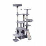 Drapak dla kota legowisko zabawka domek wieża budka wysoka 152 cm