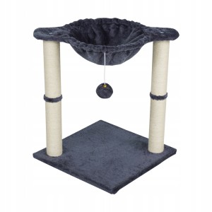 Drapak dla kota legowisko zabawka wieża szary 40x40x51 animals