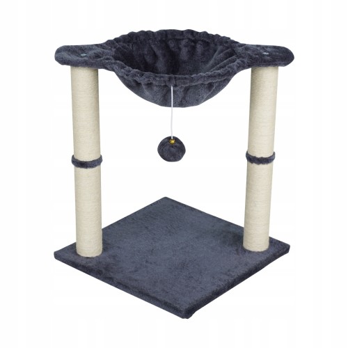 Drapak dla kota legowisko zabawka wieża szary