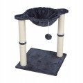 Drapak dla kota legowisko zabawka wieża szary