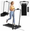 Bieżnia elektryczna domowa do treningu pilot wyświetlacz LED składana