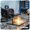 Spawarka inwertorowa migomat FCAW FLUX MMA TIG-LIFT 180A synergia 2x drut
