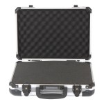 Walizka uniwersalna narzędziowa aluminiowa z wkładką piankową zamek u-lock