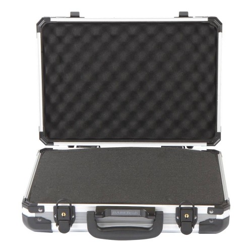 Walizka uniwersalna narzędziowa aluminiowa z wkładką piankową zamek u-lock