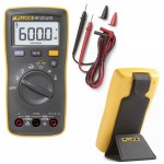 Multimetr ręczny miernik Fluke cyfrowy CAT IV 600V podświetlany wyświetlacz