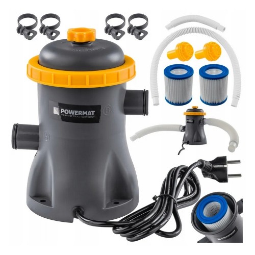 Pompa basenowa wody do basenu filtrująca 1250l/h IPX8 32mm wąż filtr