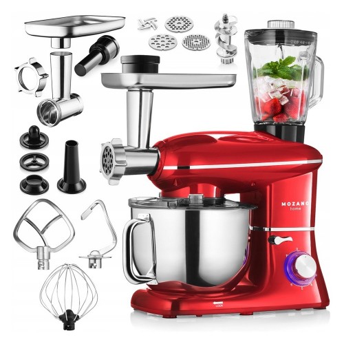Robot planetarny mikser kuchenny blender do mięsa 4w1 misa 6,2l mocny 3200W