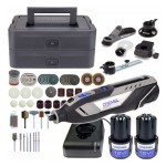 Szlifierka 12V Dremel Platinum bezszczotkowa 2x 2Ah + akcesoria