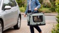 Transporter dla kota psa duży składana torba transportowa kojec box L