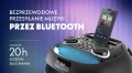 Głośnik Bluetooth Gogen mikrofon karaoke mocny 70W efekty LED USB AUX