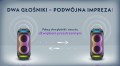 Głośnik Bluetooth Gogen mikrofon karaoke mocny 70W efekty LED USB AUX