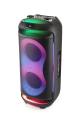 Głośnik Bluetooth Gogen mikrofon karaoke mocny 70W efekty LED USB AUX