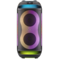 Głośnik Bluetooth Gogen mikrofon karaoke mocny 70W efekty LED USB AUX