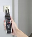 Miernik cęgowy pomiar bezdotykowy do 60A TrueRMS latarka CAT III 600 V