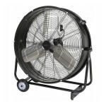 Wentylator przemysłowy podłogowy regulacja kąta nawiewu wiatrak 60cm 330W