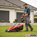 Kosiarka elektryczna do trawy 2200W nóż 32cm lekka duży kosz 30L