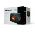 Tuba samochodowa subwoofer aktywny 30cm skrzynia Peiying wzmacniacz 500W