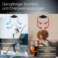 Wentylator sufitowy lampa sufitowa z wiatrakiem 48,5 cm pilot timer LED RGB