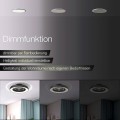 Wentylator sufitowy lampa sufitowa z wiatrakiem 48,5 cm pilot timer LED RGB