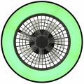 Wentylator sufitowy lampa sufitowa z wiatrakiem 48,5 cm pilot timer LED RGB