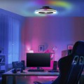 Wentylator sufitowy lampa sufitowa z wiatrakiem 47 cm pilot timer LED RGB