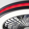 Wentylator sufitowy lampa sufitowa z wiatrakiem 47 cm pilot timer LED RGB