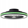 Wentylator sufitowy lampa sufitowa z wiatrakiem 47 cm pilot timer LED RGB