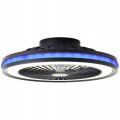 Wentylator sufitowy lampa sufitowa z wiatrakiem 47 cm pilot timer LED RGB