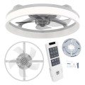 Wentylator sufitowy lampa sufitowa z wiatrakiem 50 cm biała pilot timer