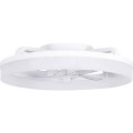 Wentylator sufitowy lampa sufitowa z wiatrakiem 50 cm biała pilot timer