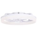 Wentylator sufitowy lampa sufitowa z wiatrakiem 50 cm biała pilot timer