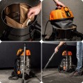 Odkurzacz przemysłowy HEPA z otrząsaczem pyłu gipsu mokro sucho 1600W 35L