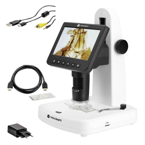 Mikroskop cyfrowy 300 x 1200 x USB HDMI ekran światło odbite przechodzące