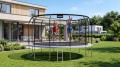 Trampolina z siatką Rebel 3,8 cm FT 14 427-435 cm drabinka