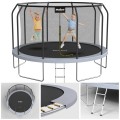 Trampolina z siatką Rebel 3,8 cm FT 12 365-374 cm drabinka