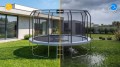 Trampolina z siatką Rebel 3,8 cm FT 10 304-312 cm drabinka