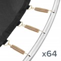 Trampolina z siatką Rebel 3,8 cm FT 10 (304-312 cm) drabinka