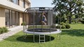 Trampolina z siatką Rebel 3,5 cm FT 8 244-252 cm drabinka