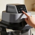 Frytkownica beztłuszczowa Teesa Glass Air Fryer 1500W 2 pojemniki 1,5L 4L