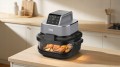 Frytkownica beztłuszczowa Teesa GLASS AIR FRYER 1500W 2 pojemniki 1,5L / 4L