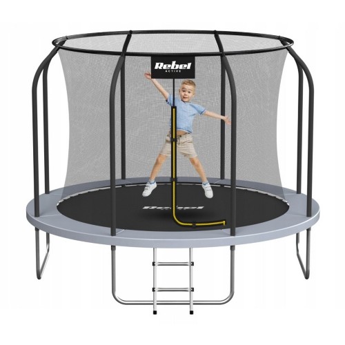 Trampolina z siatką Rebel 3,5 cm FT 8 244-252 cm drabinka