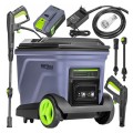 Myjka akumulatorowa ze zbiornikiem 20L 700W 42V 3000mAh 200bar 260l/h
