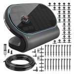 Solarny system nawadniania kroplowego sterownik Gardena 20m pompa 30 roślin