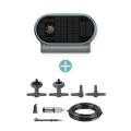 Solarny system nawadniania kroplowego sterownik Gardena 20m pompa 30 roślin