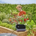 Solarny system nawadniania kroplowego sterownik Gardena 20m pompa 30 roślin