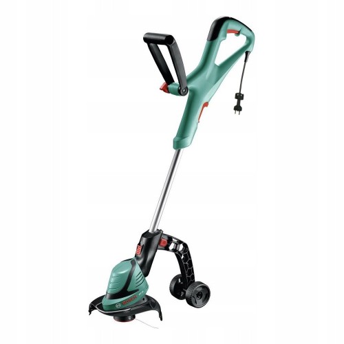 Podkaszarka żyłkowa elektryczna Bosch 24cm mocna 400W kółka prowadzące
